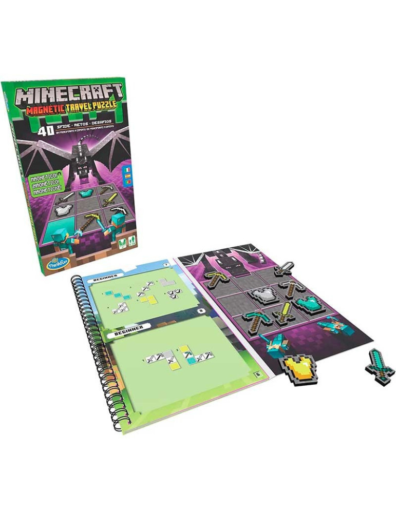 Puzzle Magnético Minecraft 40 Retos | Outletdelocio