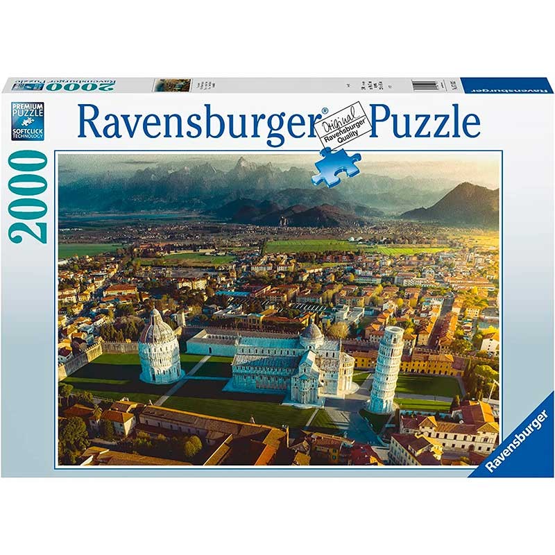 Ravensburger 17113. Puzzle 2000 Piezas. Pisa y Monte Pisa