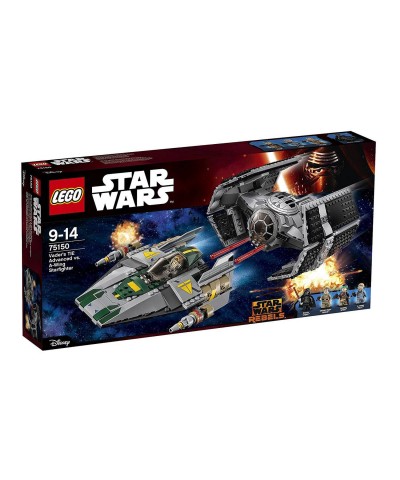 75150 Lego. TIE Advanced de Vader vs. A-Wing Starfighter 702 Pzs