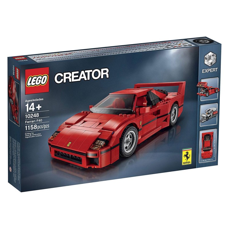10248 Lego. Ferrari F40 1158 Piezas