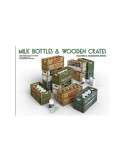 1/35 Botellas Leche y Cajas de Madera