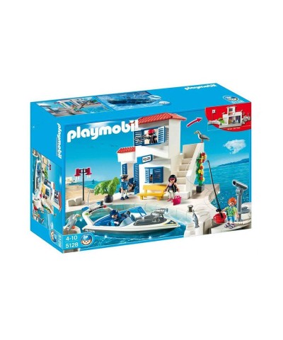 5128 Playmobil. Policía de Puerto y Lancha