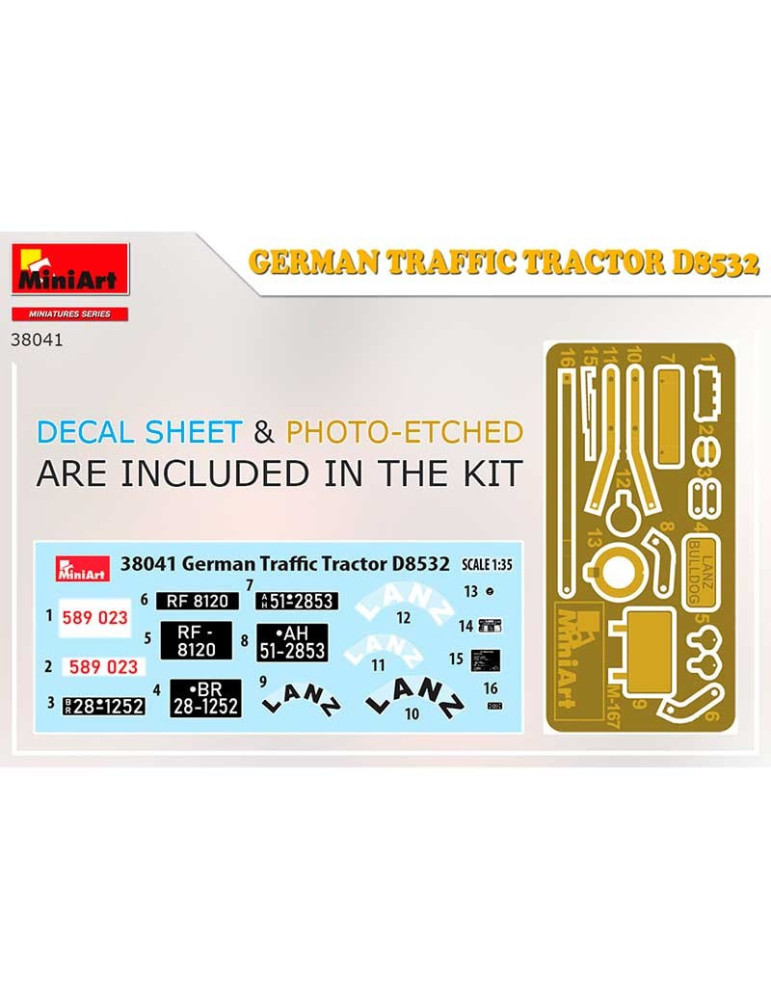 1/35 Tractor Alemán D8532