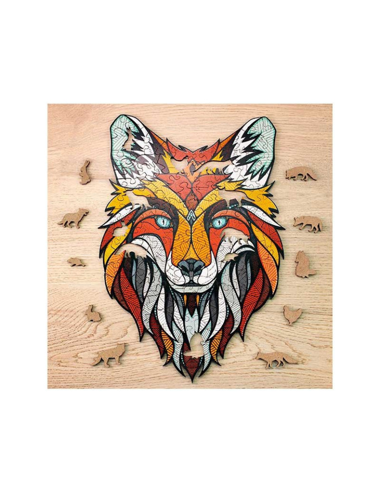 Puzzle Madera Ewa. Zorro. 90 Piezas