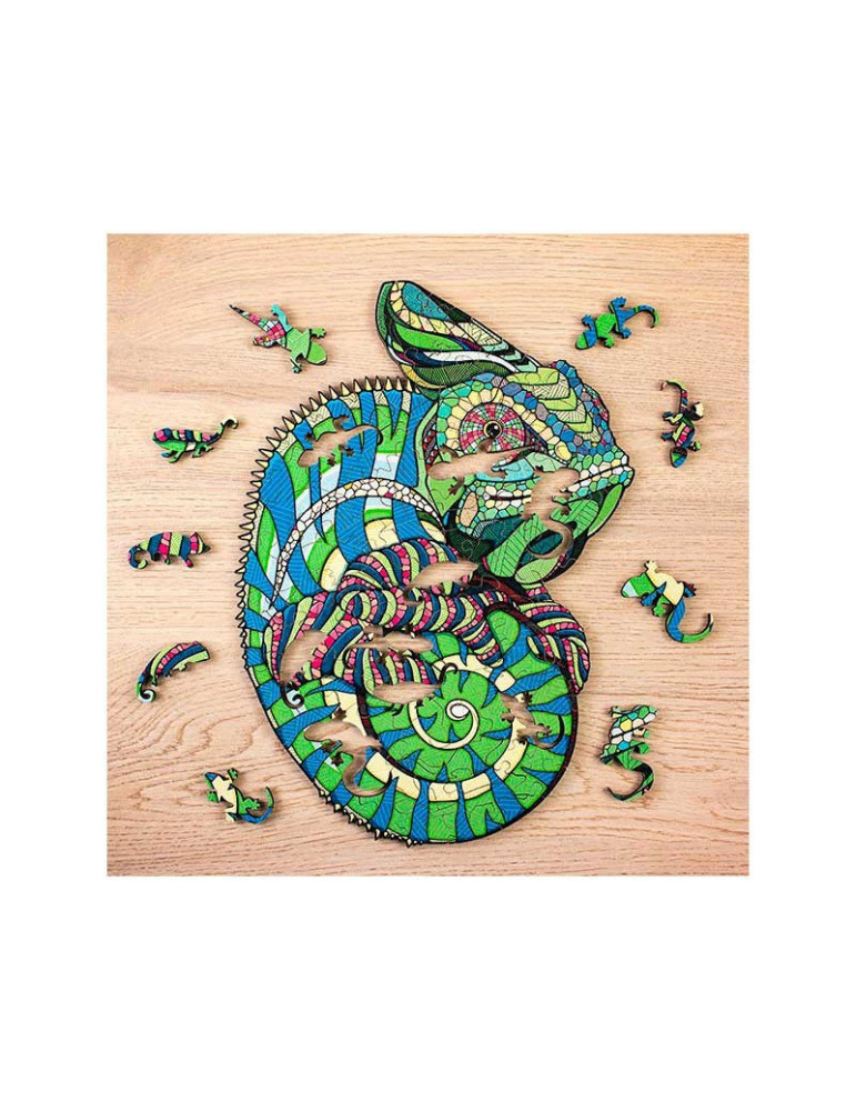 Puzzle Madera Camaleón 111 Piezas