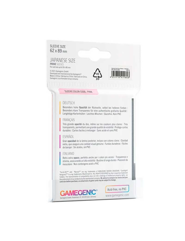 Juego de mesa 60 Fundas Japonesas Gris Oscuro 89x62mm
