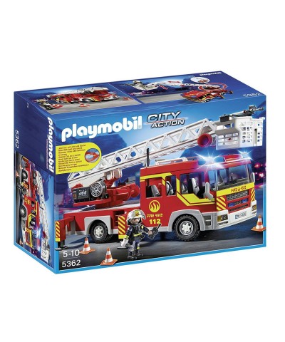 5362 Playmobil. Camión de Bomberos y Escalera con Luces y Sonido