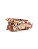 Ewa 500140. Puzzle Madera 3D. Camión de Bomberos. 439 Piezas