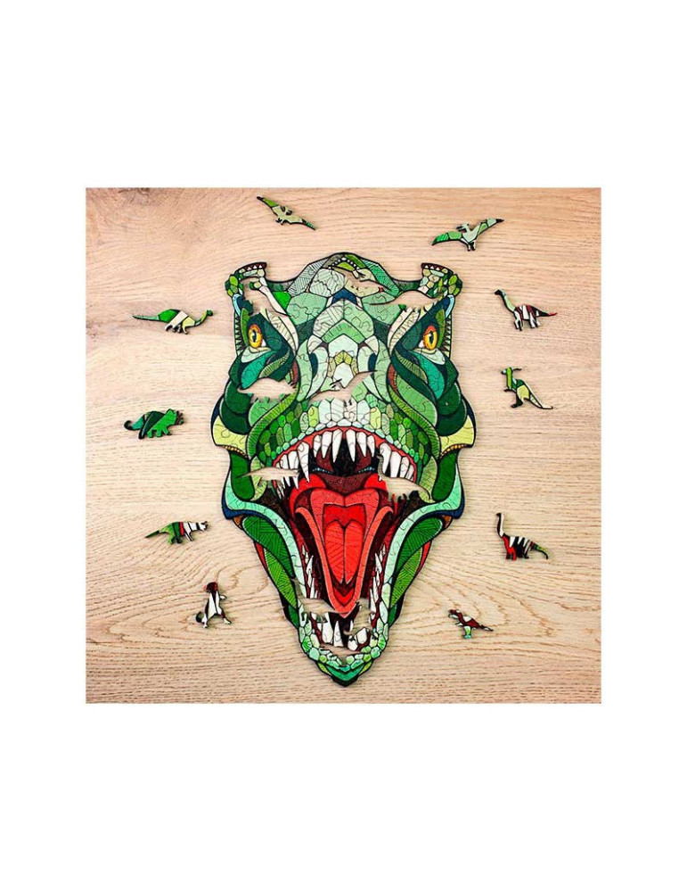 Puzzle Madera T-Rex 80 Piezas