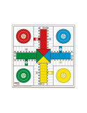 Juego de mesa Tablero Parchis-Oca madera 40x40x1cm grosor