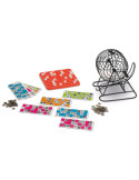 Juego de mesa Loteria-Bingo de metal 90 bolas Incluye 48