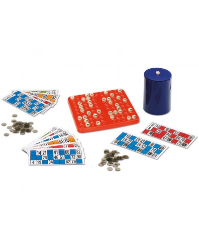 Loteria-Bingo Automatico. 90 bolas. Incluye 48 cartones y 90 fichas traslúcidas
