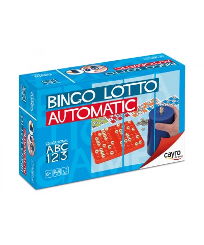 Loteria-Bingo Automatico. 90 bolas. Incluye 48 cartones y 90 fichas traslúcidas