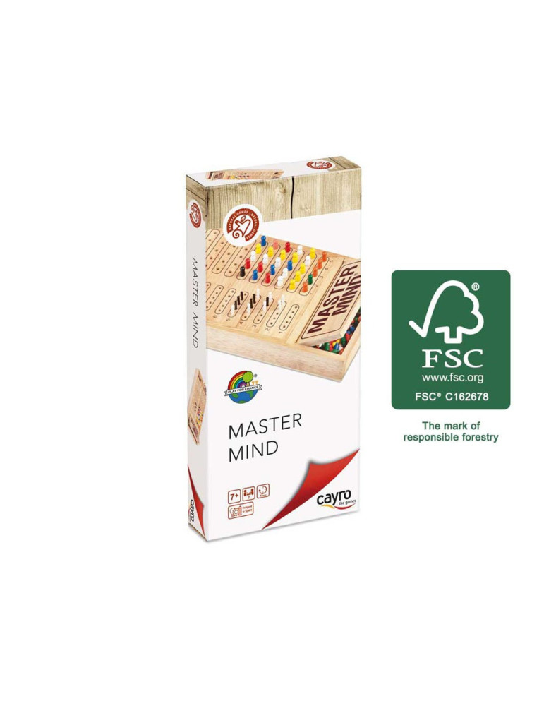 Cayro 626. Gran Juego Master Mind en madera maciza