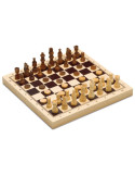 Juego de mesa Tablero Ajedrez-Damas-Backgammon Plegable