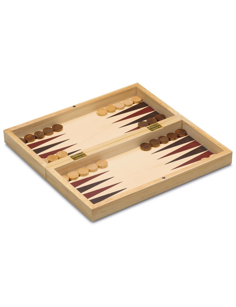 Juego de mesa Tablero Ajedrez-Damas-Backgammon Plegable