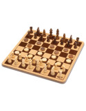 Juego Ajedrez-Damas. Caja Metal