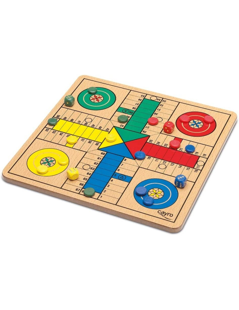 Juego Parchis-Oca Madera Caja Metal | Outletdelocio