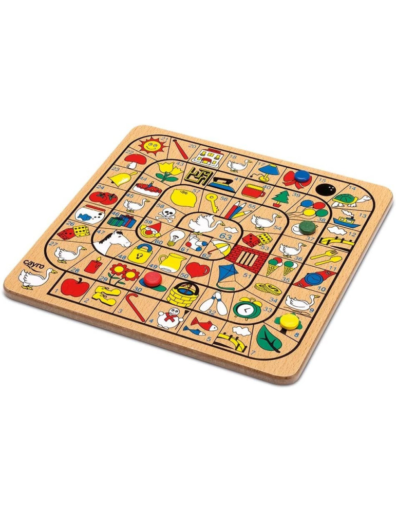 Juego Parchis-Oca Madera Caja Metal | Outletdelocio