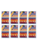 Pack 768 fulminantes en Aros de 8 tiros para Pistolas de Juguete. Amorces 8T. 8-62517