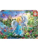 Educa 17654. Puzzle 1000 piezas La Princesa y el Unicornio