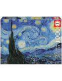 Educa 19263. Puzzle 1000 piezas Noche Estrellada Van Gogh