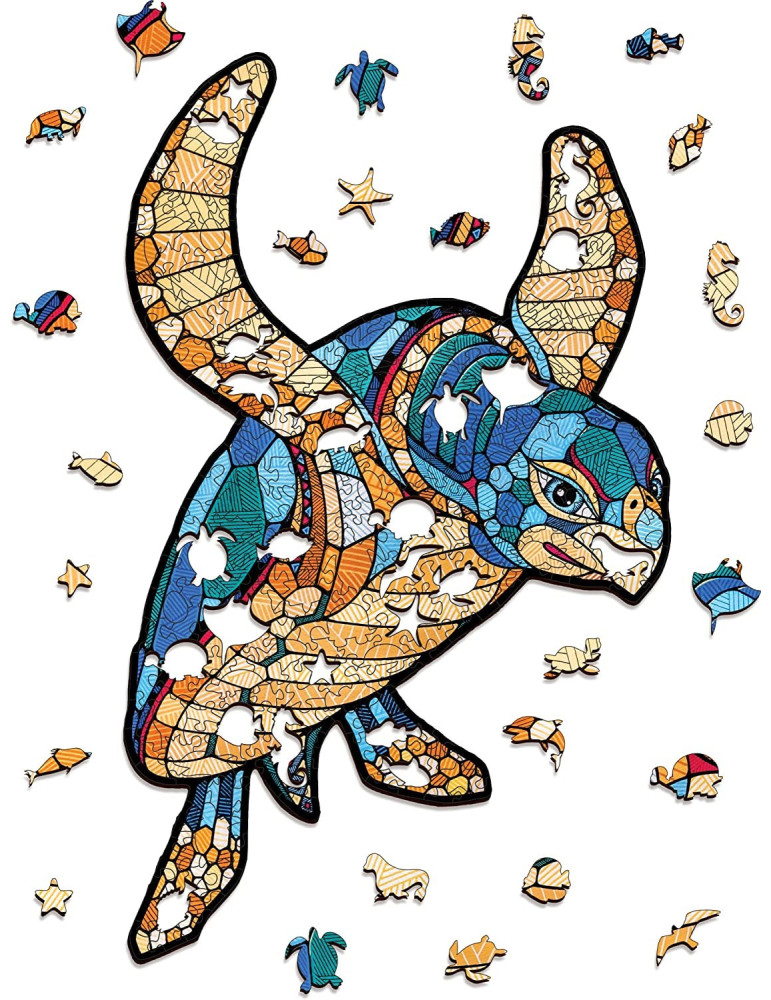 Puzzle Madera Tortuga 300 Piezas