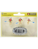 Noch 16818. Balsa de Rafting con Remeros. Escala H0