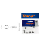 Roco 40069. Aros de adherencia DC. 10,3 - 12,8 mm (x10).