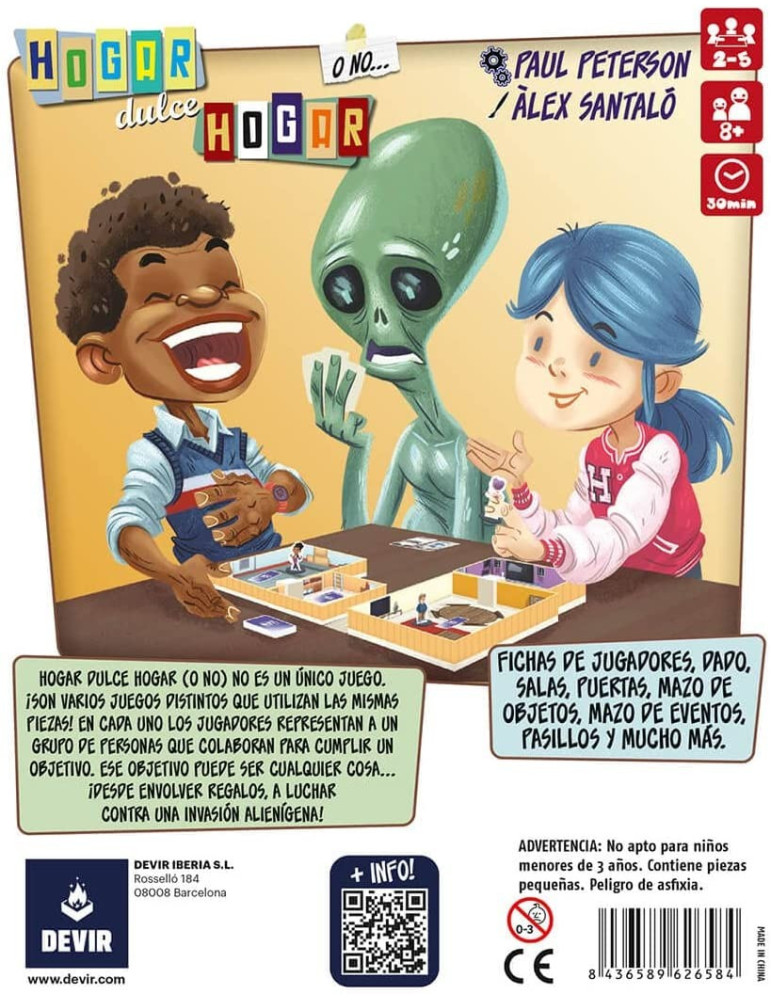 Juego de mesa Hogar Dulce Hogar o No. 2-5jug. +8. Edicion Española