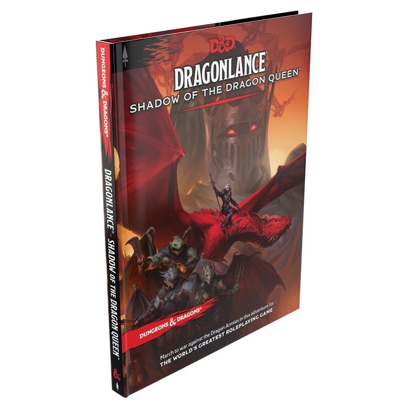 Dungeons and dragons. Dragonlance Shadow of the Dragon Queen. Ingles