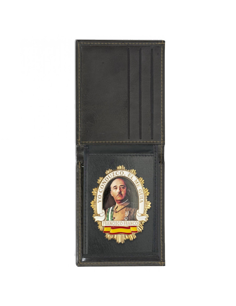 Cartera identificacion con Placa Francisco Franco.