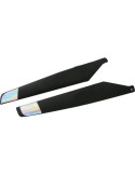 Jamara 170294 - Adhesivo Laser para palas helicoptero coaxial Grande (4 Unidades)