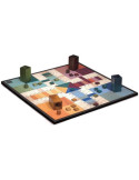 Tablero Juego Parchis Diseño Lujo Madera Maciza gran