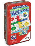 Juego Viaje Parchis-Oca. Caja Metal