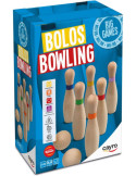 Juego Bolos Gigantes. Madera Maciza. 6 bolos 18cm altura