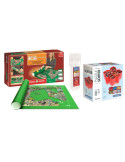 Pack Puzzle Roll 3000 XXL. Tapete para Transportar/Guardar Puzzles + Pegamento + Bandejas