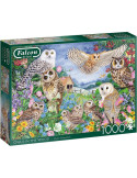 Jumbo 11286. Buhos en el Bosque. Puzzle 1000 piezas