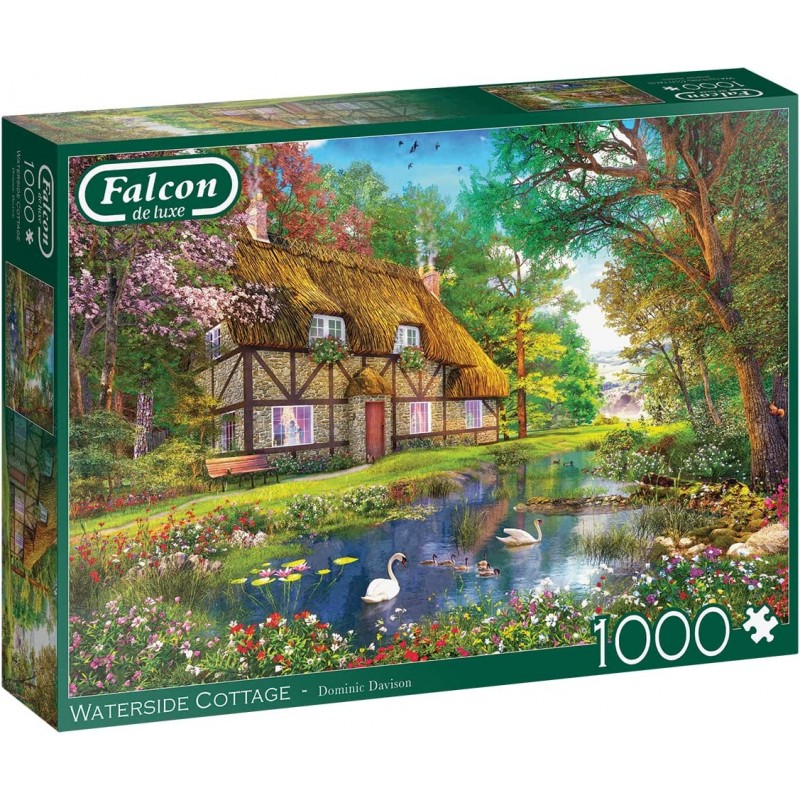 Jumbo 11350. Cabaña Junto al Lago. Puzzle 1000 piezas