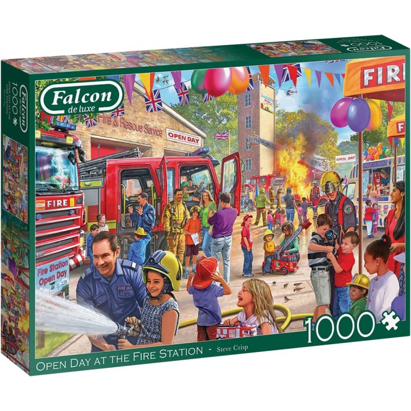 Jumbo 11351. Estación Bomberos, Jornada Puertas Abiertas. Puzzle 1000 piezas