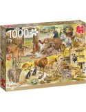 Jumbo 18854. Construcción del Arca de Noé. Puzzle 1000 piezas