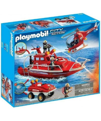 Playmobil 9503. Set de Bomberos con Motor Submarino