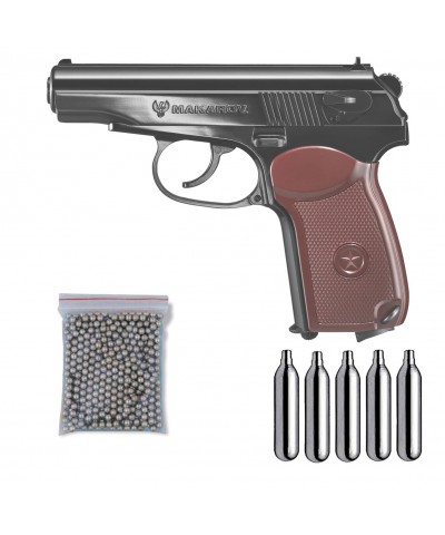 Umarex U58152. Pack Pistola metálica Makarov Full Metal 29318/13275