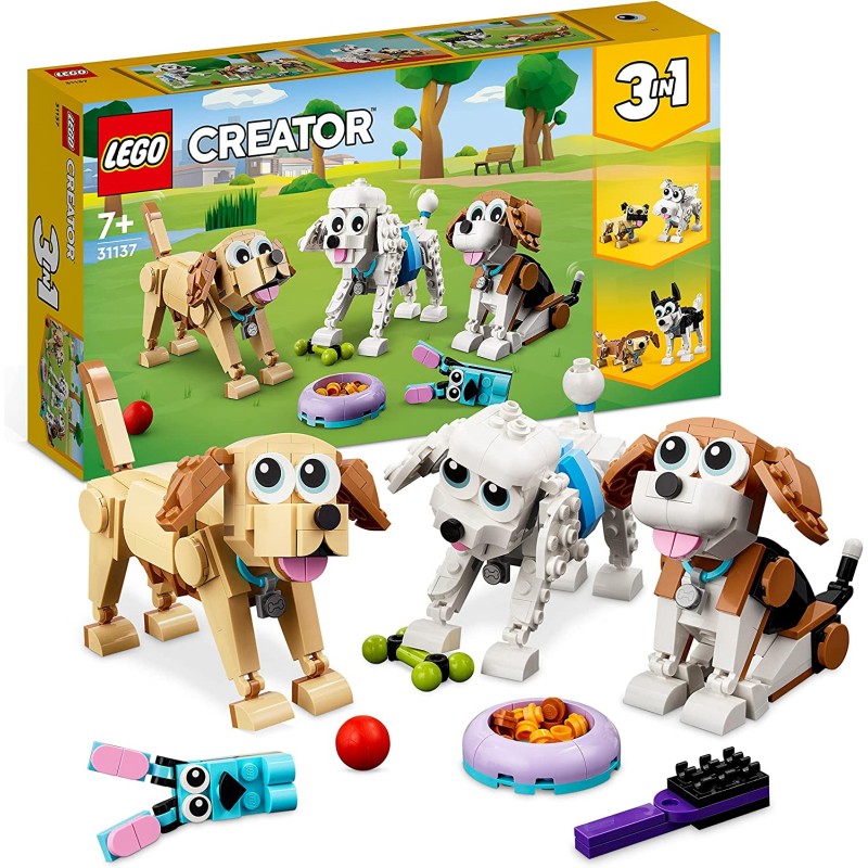 Lego 31137. Perros Adorables 3 en 1
