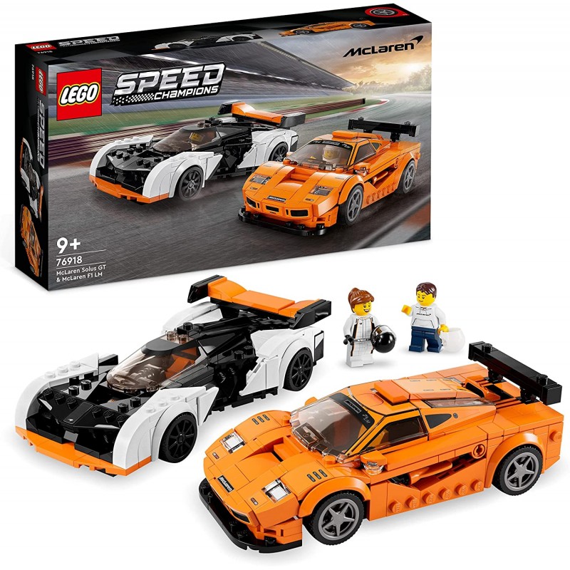 Lego 76918. Mclaren Solus GT y Mclaren F1 LM