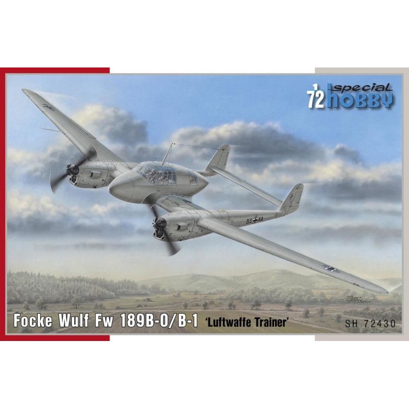 Special Hobby 72430. 1/72 Focke Wulf FW 189B-0/B-1 Luftwaffe