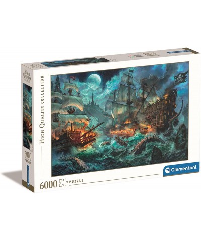 Clementoni 36530. Puzzle 6000 Piezas Batalla Piratas