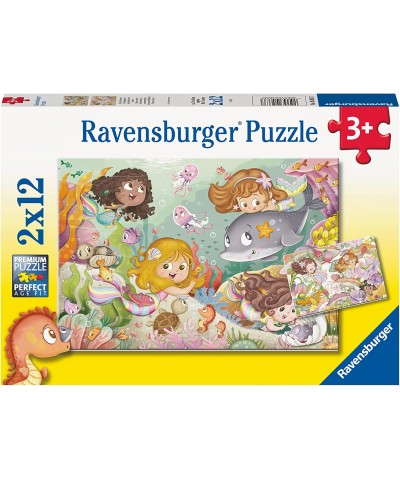 Ravensburger 05663. Puzzle 2x12 Piezas. Hadas y Sirenas