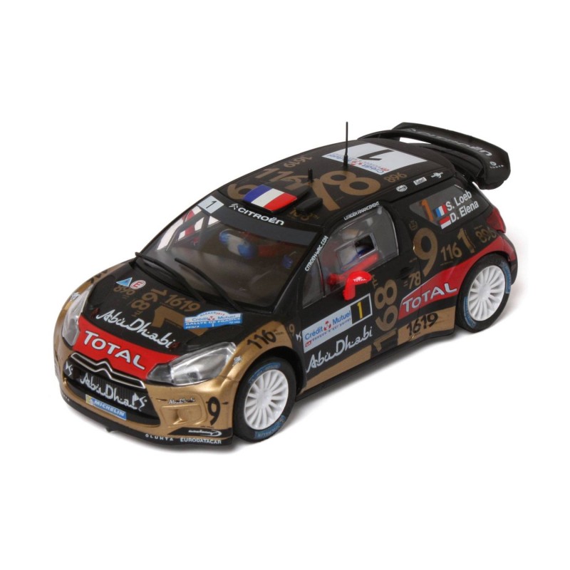 A10208 Scalextric. Coche Slot Citroën DS3 WRC "Abu Dhabi"