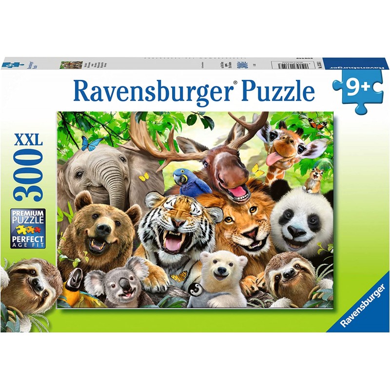 Ravensburger 13354. Puzzle 300 Piezas XXL. Selfie Salvaje